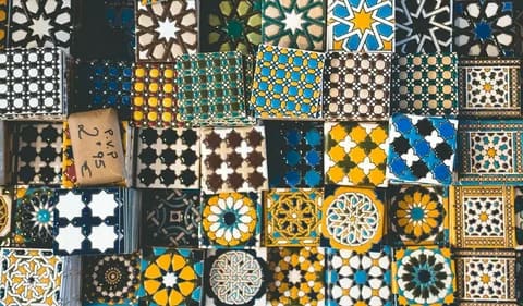 تصویر 1 از سرامیک کف شطرنجی با طراحی کلاسیک و جذاب